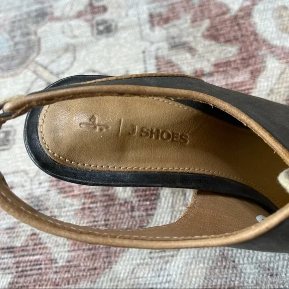 J Shoes Leather Gray Open Toe Lace Women’s Heels Size 9. N - Picture 3 of 8